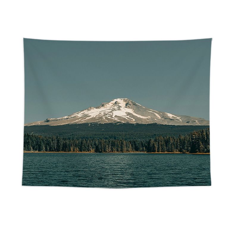 Snow-capped mountain design Wall Tapestry 200x150cm - Soft Plush Fabric Hanging for Bedroom, Living Room, Dorm Decor - Includes Mounting Kit for Easy Installation