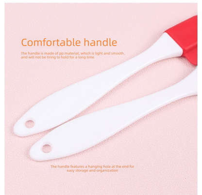 7 Pcs Colorful Detachable Silicone Spatula - Food Grade Heat Resistant Baking Scraper for Cream, Jam & Batter - Easy Clean Kitchen Tool for Home Bakers & Cooking Enthusiasts