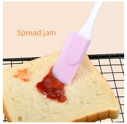 7 Pcs Colorful Detachable Silicone Spatula - Food Grade Heat Resistant Baking Scraper for Cream, Jam & Batter - Easy Clean Kitchen Tool for Home Bakers & Cooking Enthusiasts