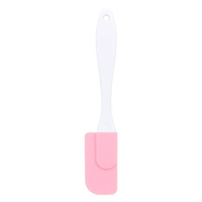 7 Pcs Pink Detachable Silicone Spatula - Food Grade Heat Resistant Baking Scraper for Cream, Jam & Batter - Easy Clean Kitchen Tool for Home Bakers & Cooking Enthusiasts