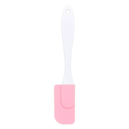 7 Pcs Pink Detachable Silicone Spatula - Food Grade Heat Resistant Baking Scraper for Cream, Jam & Batter - Easy Clean Kitchen Tool for Home Bakers & Cooking Enthusiasts