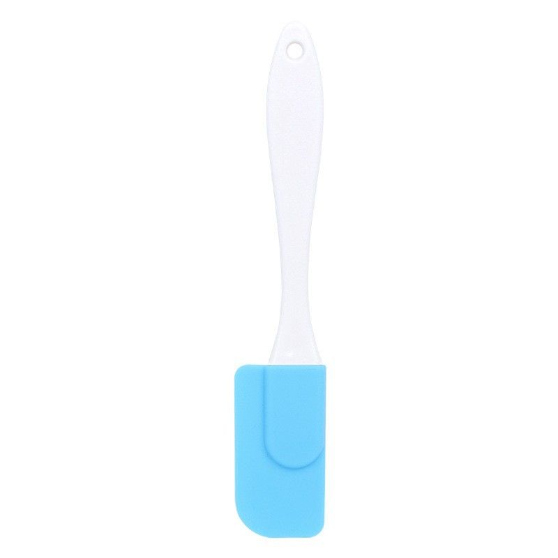 7 Pcs Blue Detachable Silicone Spatula - Food Grade Heat Resistant Baking Scraper for Cream, Jam & Batter - Easy Clean Kitchen Tool for Home Bakers & Cooking Enthusiasts
