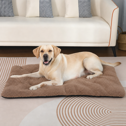 Self-Warming Pet Blanket for Dogs and Cats - Polyester M Size 45 x 70 x 5 cm - Thick Winter Comfort Mat, Portable Bed Liner for Home Travel and Crates