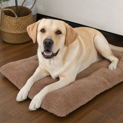 Self-Warming Pet Blanket for Dogs and Cats - Polyester M Size 45 x 70 x 5 cm - Thick Winter Comfort Mat, Portable Bed Liner for Home Travel and Crates