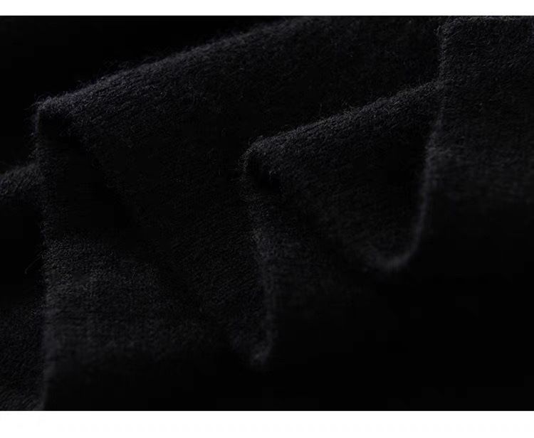 Black Women's Winter Shawl Wrap - 140 x 56 cm Polyester Two Way Knitted Cape Scarf, Warm Lightweight Layer for Everyday Outfits, Work and Travel
