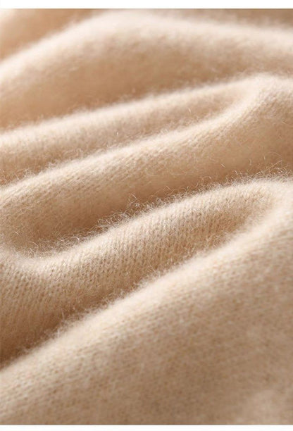 Khaki Women's Winter Shawl Wrap - 140 x 56 cm Polyester Two Way Knitted Cape Scarf, Warm Lightweight Layer for Everyday Outfits, Work and Travel