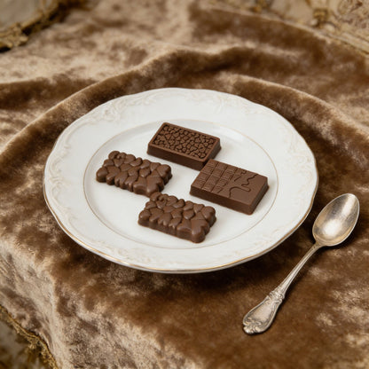 2-Piece Dubai Rectangle Chocolate Silicone Mold Set – Food-Grade, Easy Release, Heat-Resistant Baking Molds for Chocolate, Candy, and Cake(Cylindrical chocolates)