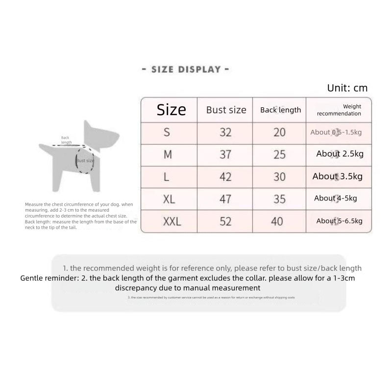 Beige Winter Dog Vest for Small and Medium Breeds â€“ Thickened Warm Quilted Coat with Soft Fleece Lining, Adjustable Fit for Dogs and Cats(Size: L)