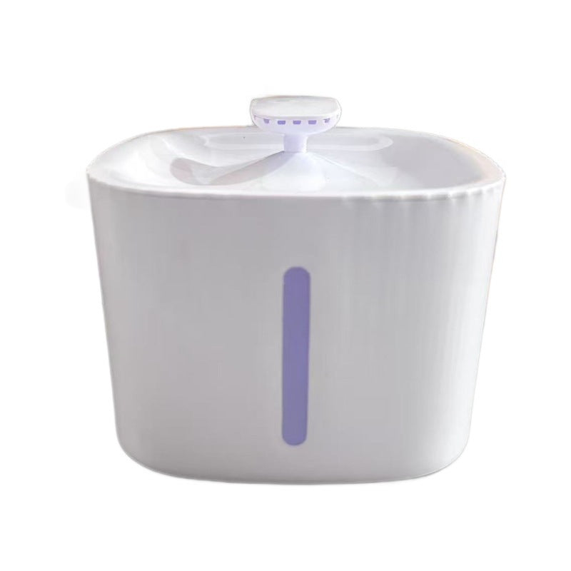White New Pet Water Fountain â€“ 3L Automatic Circulating Water Dispenser, Quiet Operation, Non-Wet Mouth Design for Cats and Dogs