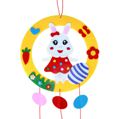 Rabbit 3-Piece Easter Kids Craft Decoration Set â€“ DIY Hanging Ornaments for Preschool Activities and Holiday Fun