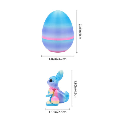 3-Piece Black-to-purple gradient Easter Surprise Egg Set â€“ Identical Interactive Figurines with Hinged Shell, Collectible Holiday Display Toy
