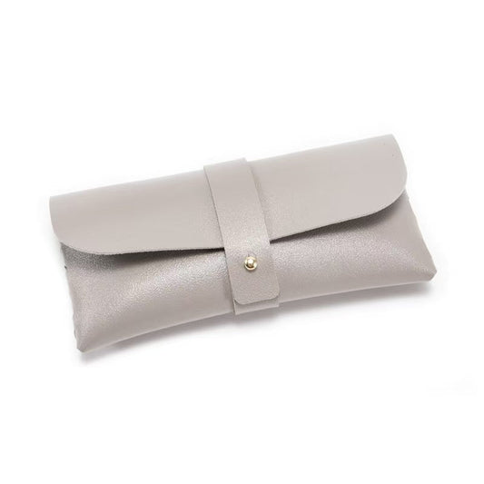 30-Piece Grey Chic & Sleek PU Leather Soft Eyeglass Case - Protective Pouch for Sunglasses & Reading Glasses