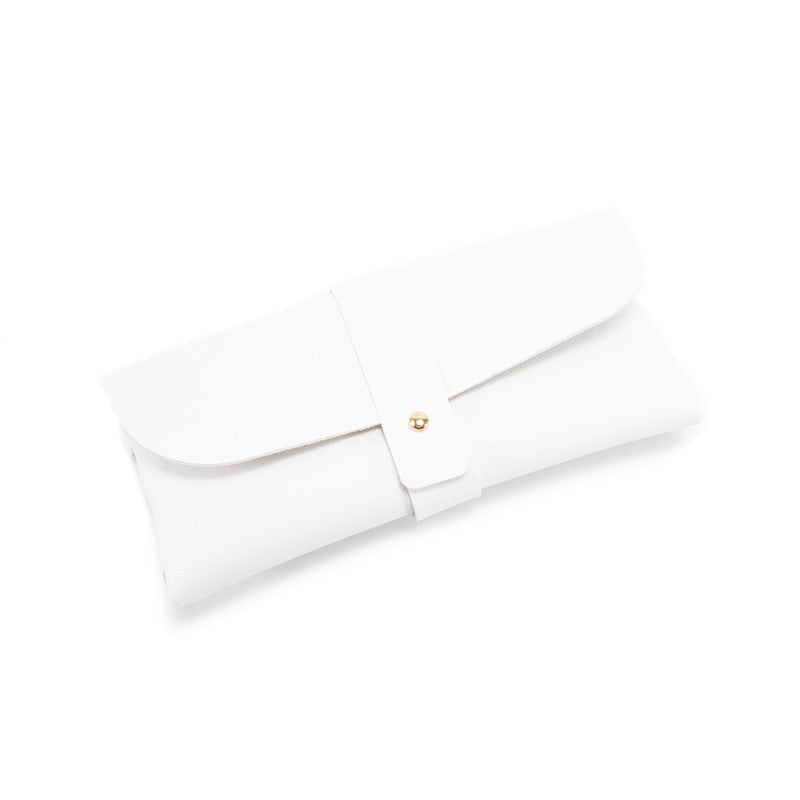 30-Piece white Chic & Sleek PU Leather Soft Eyeglass Case - Protective Pouch for Sunglasses & Reading Glasses
