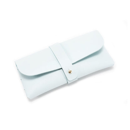 30-Piece sky blue Chic & Sleek PU Leather Soft Eyeglass Case - Protective Pouch for Sunglasses & Reading Glasses