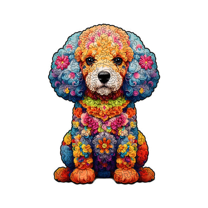 Irregular-Shaped Puzzle â€“ A3 Size (33Ã—43cm), 210-Piece Design, 4mm Thickness, Compact Packaging(Petal Teddy)