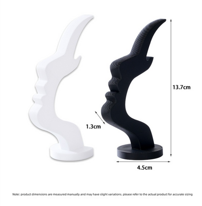 2-Pack Black Desktop Eyeglass Holder â€“ Minimalist Design for Home or Office, Stable Display Stand with Rounded Base