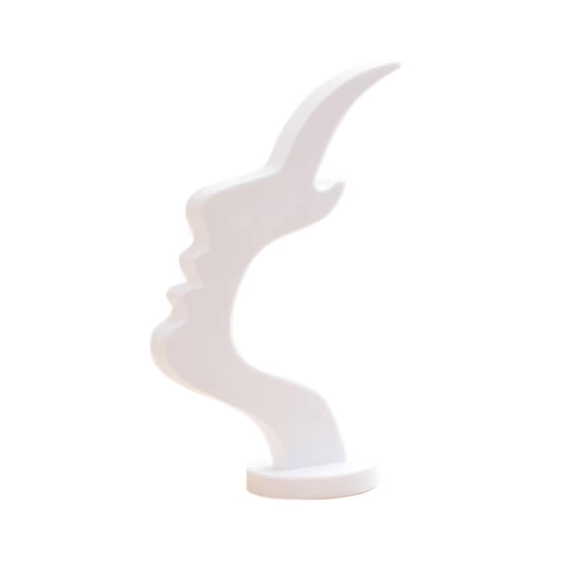 2-Pack White Desktop Eyeglass Holder â€“ Minimalist Design for Home or Office, Stable Display Stand with Rounded Base