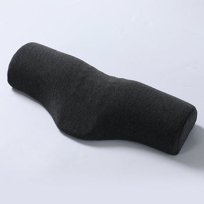 Dark Grey Cervical Support Pillow â€“ Memory Foam Core with Ergonomic Design for Neck Pain Relief and Deep Sleep