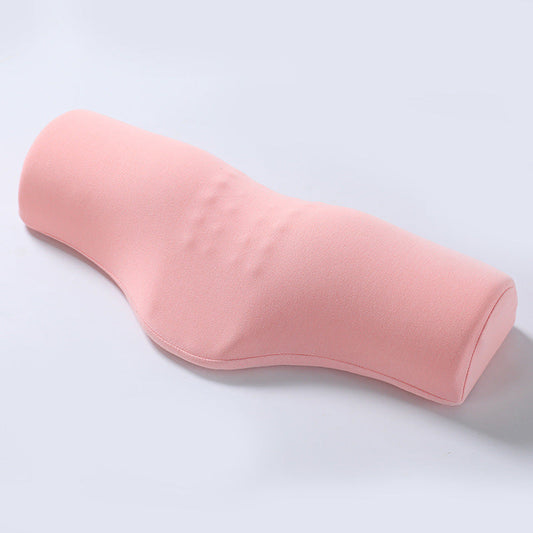 Pink Cervical Support Pillow â€“ Memory Foam Core with Ergonomic Design for Neck Pain Relief and Deep Sleep
