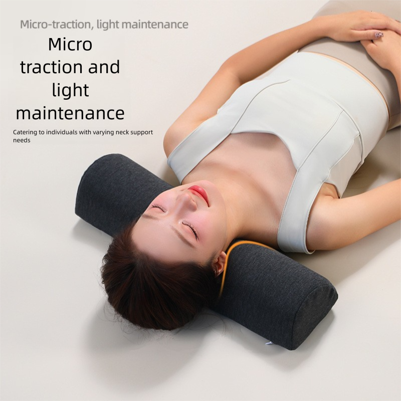 Purple Cervical Support Pillow â€“ Memory Foam Core with Ergonomic Design for Neck Pain Relief and Deep Sleep(Ice Silk Style)