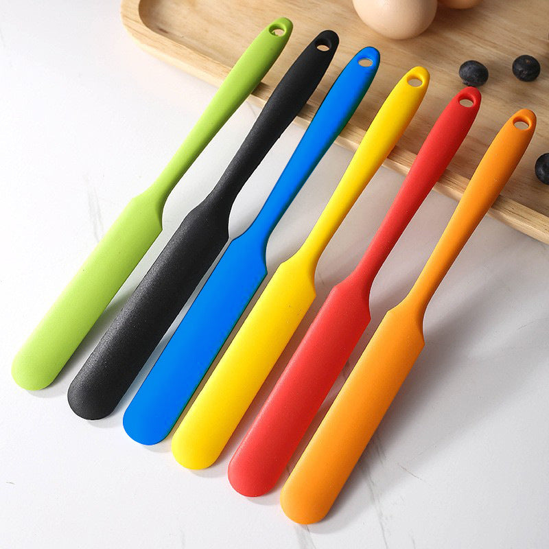 10-Pack Black Mini Silicone Spatulas â€“ Flexible Baking Scrapers for Flour, Jam, Butter & Cake Decorating