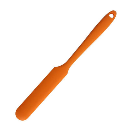 10-Pack Orange Mini Silicone Spatulas â€“ Flexible Baking Scrapers for Flour, Jam, Butter & Cake Decorating