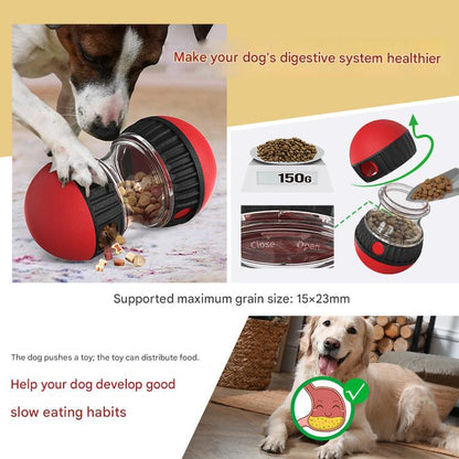2-Pack Green Small Slow Feeder Dog Toy â€“ Rolling Treat Dispenser Balls for Puzzle Feeding, Mental Stimulation, and Digestive Health(Size: L)