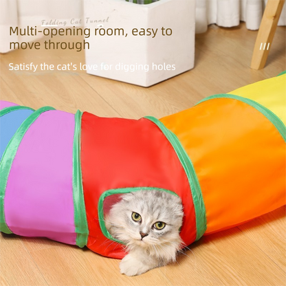 Cat Track Ball Toy â€“ Wave-Shaped Wall Mount Puzzle for Indoor Cats, with Rolling Balls and Suction Cups(Square)