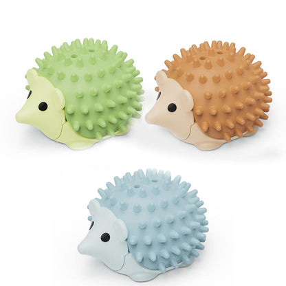3-Pack Cat Hedgehog Lick Toys â€“ Rotating Catnip Ball Scratcher with Adhesive Mount, ABS Self-Play Wall Toy in Green, Blue & Brown