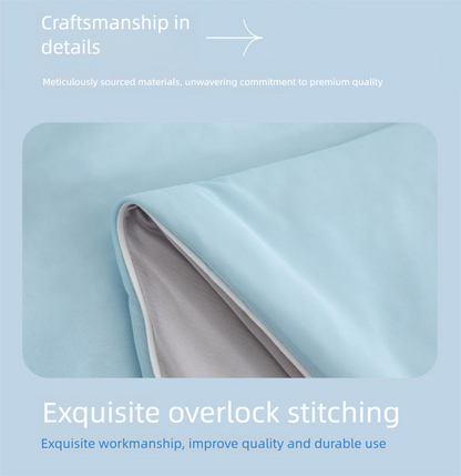 Yellow and gray color combination Cooling Summer Quilt with Ice Silk Fabric Lightweight Breathable Air Conditioner Blanket 180x220cm Soft Washable Comforter for Home Sleep Comfort