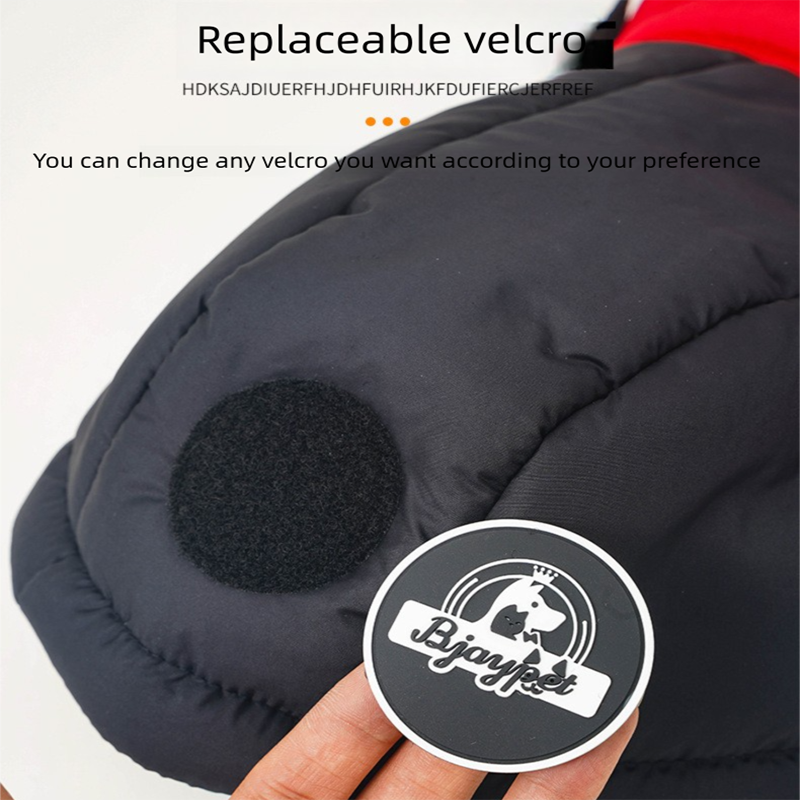 Green Thickened Winter Dog Coat with Reflective Strips â€“ Waterproof, Windproof Pet Jacket for Small to Medium Dogs, Adjustable Fit with Detachable Leash Hook and Decorative Velcro Patch(Size: M)