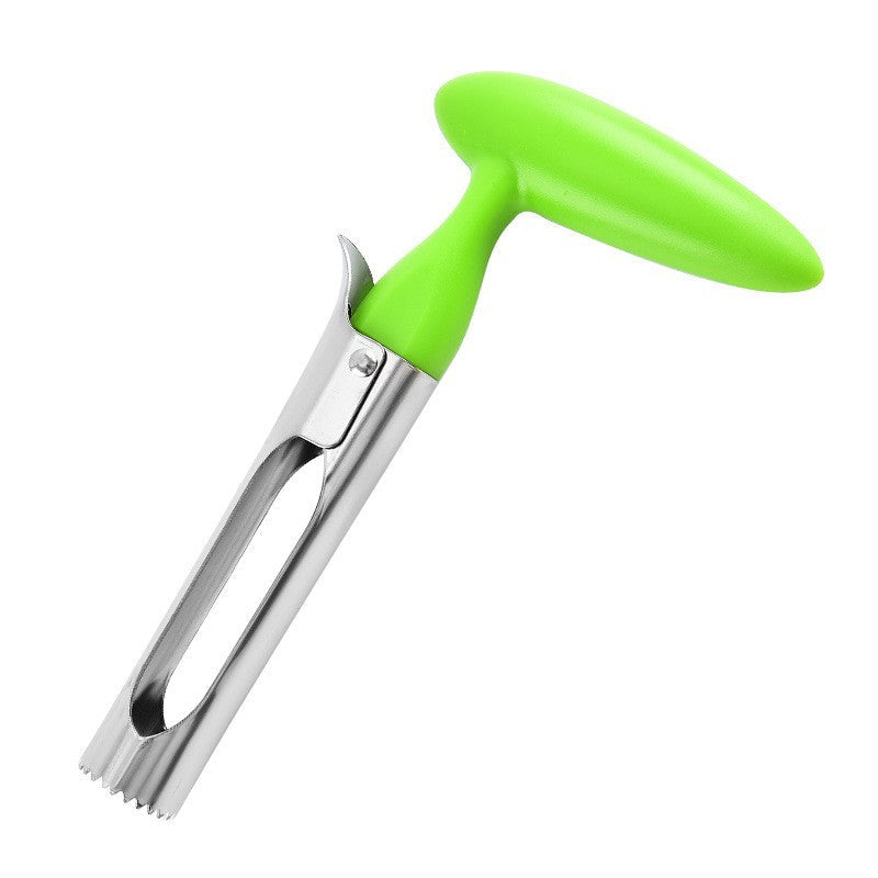 Green Set of 2 Stainless Steel Apple Corers â€“ Heavy-Duty Fruit Core Remover Tool with Comfort Grip, Easy to Use & Clean, for Apples, Pears, and Similar Fruits
