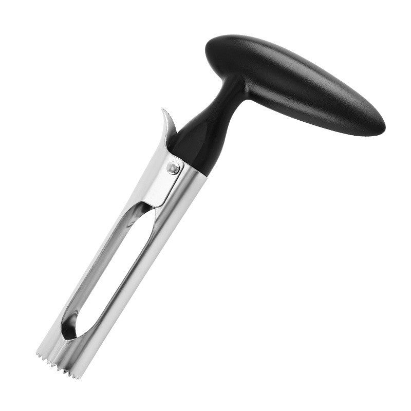 Black Set of 2 Stainless Steel Apple Corers â€“ Heavy-Duty Fruit Core Remover Tool with Comfort Grip, Easy to Use & Clean, for Apples, Pears, and Similar Fruits