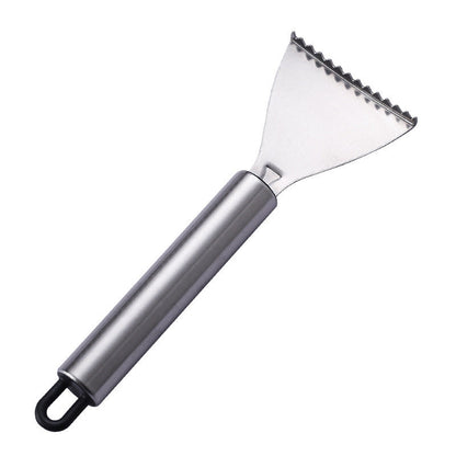 Set of 5 Stainless Steel Fish Scale Removers â€“ Food-Grade Heavy-Duty Fish Scaler Tools with Comfort Grip & Hanging Loop, for Fine & Coarse Scales, Kitchen Essential
