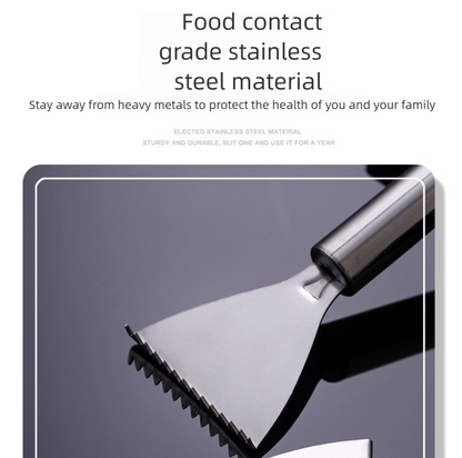 Set of 5 Stainless Steel Fish Scale Removers â€“ Food-Grade Heavy-Duty Fish Scaler Tools with Comfort Grip & Hanging Loop, for Fine & Coarse Scales, Kitchen Essential