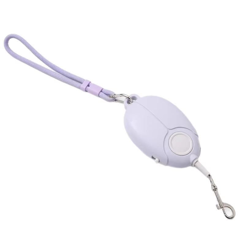 Purple Retractable Dog Leash with Luminous Rope 3M Anti-Tangle Automatic Extension Pet Walking Rope for Small to Medium Dogs Comfortable Grip and Lightweight Wrist Strap for Night Walks