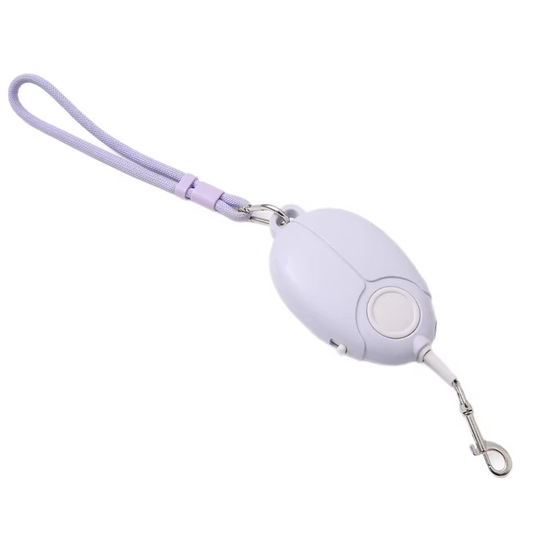 Purple Retractable Dog Leash with Luminous Rope 3M Anti-Tangle Automatic Extension Pet Walking Rope for Small to Medium Dogs Comfortable Grip and Lightweight Wrist Strap for Night Walks