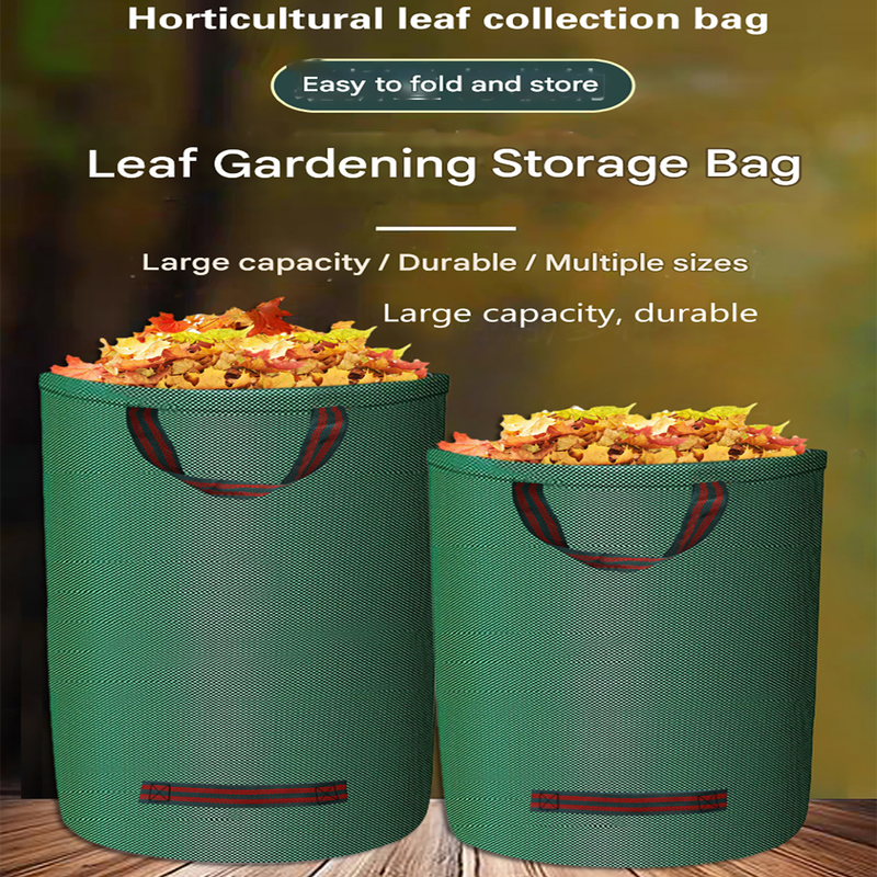 Heavy-Duty Pop-Up Garden Leaf Bag - Large Capacity PP Woven Collection Sack for Leaves, Weeds, Branches & Yard Debris(60L)