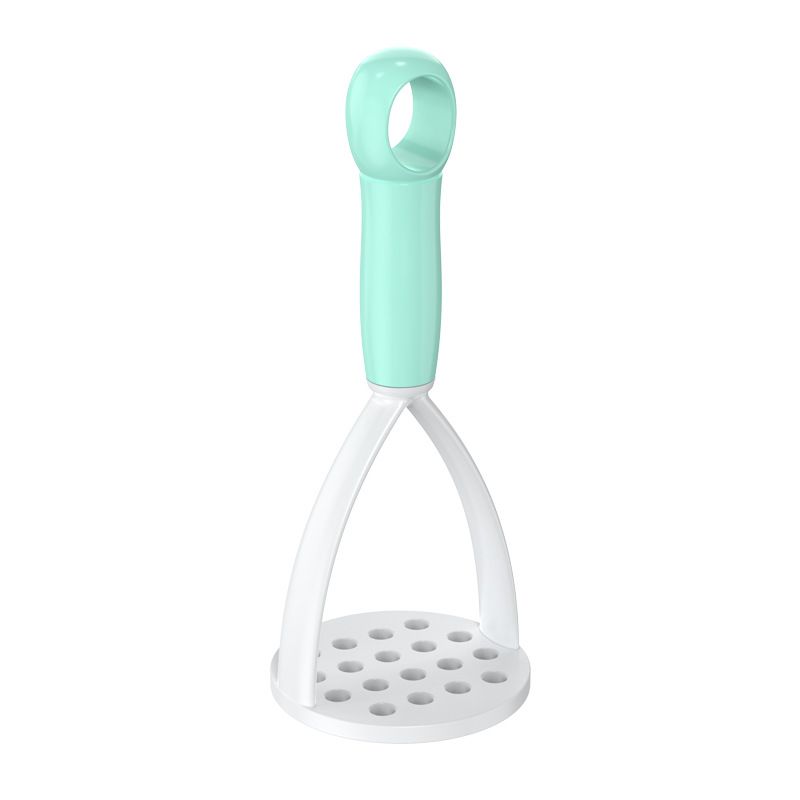 3-Pack Green Manual Potato Masher - Baby Food Maker & Vegetable Ricer with Reinforced Arch Design, Durable PP Kitchen Tool for Mashing Potatoes, Sweet Potatoes, and Fruits