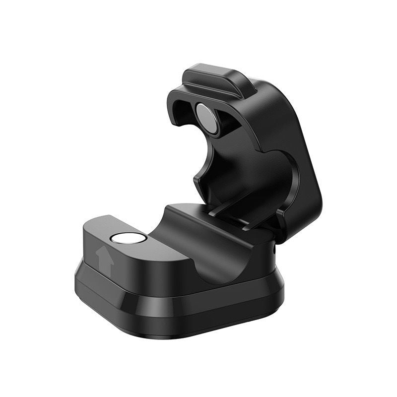 24 Black Pack Magnetic Cable Organizer Clips for Desk and Car, Reusable Adhesive Cord Management Holder for Charging Cables, USB Wires, Headphones, HDMI, and Power Cords