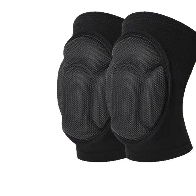 Size L Black Protective Sponge Knee Pads for Cycling and Climbing Impact Resistant Guard Pair for Sports and Roller Skating Comfort Solution for Local Athletes(1 Pair)