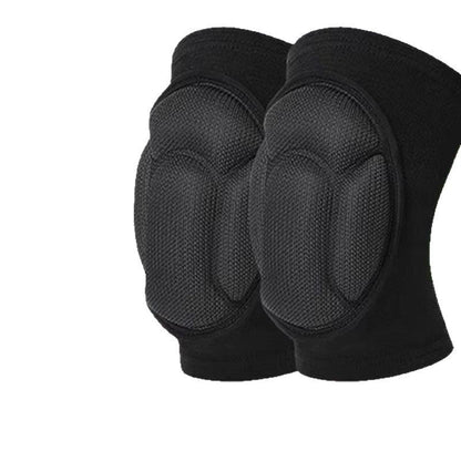 Size L Black Protective Sponge Knee Pads for Cycling and Climbing Impact Resistant Guard Pair for Sports and Roller Skating Comfort Solution for Local Athletes(1 Pair)