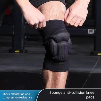 Size L Black Protective Sponge Knee Pads for Cycling and Climbing Impact Resistant Guard Pair for Sports and Roller Skating Comfort Solution for Local Athletes(1 Pair)