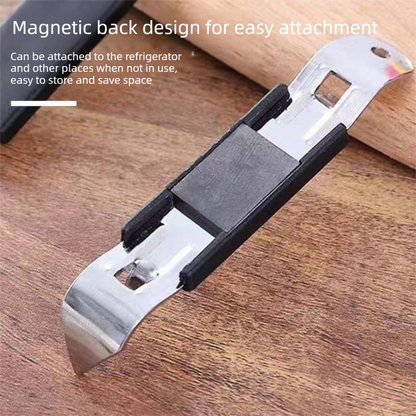 5-Pack Dark blue Magnetic Can Opener - Heavy Duty Puncture Tool for Condensed Milk and Coconut Cream Cans - Commercial Grade Kitchen Accessory for Milk Tea Shops and Daily Home Pantry Use