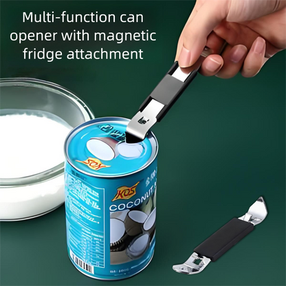 5-Pack Red Magnetic Can Opener - Heavy Duty Puncture Tool for Condensed Milk and Coconut Cream Cans - Commercial Grade Kitchen Accessory for Milk Tea Shops and Daily Home Pantry Use