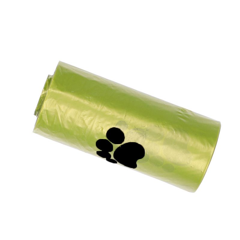 Pet Waste Bag Dispenser with 10 Rolls of Paw Printed Bags - Portable Dog Poop Bag Holder with Leash Clip, Eco Friendly Degradable Refill Rolls for Walking and Outdoor Travel