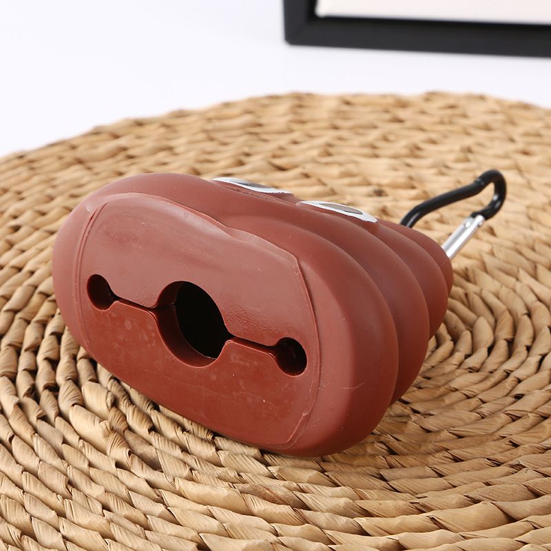Pet Waste Bag Dispenser with 10 Rolls of Paw Printed Bags - Portable Dog Poop Bag Holder with Leash Clip, Eco Friendly Degradable Refill Rolls for Walking and Outdoor Travel
