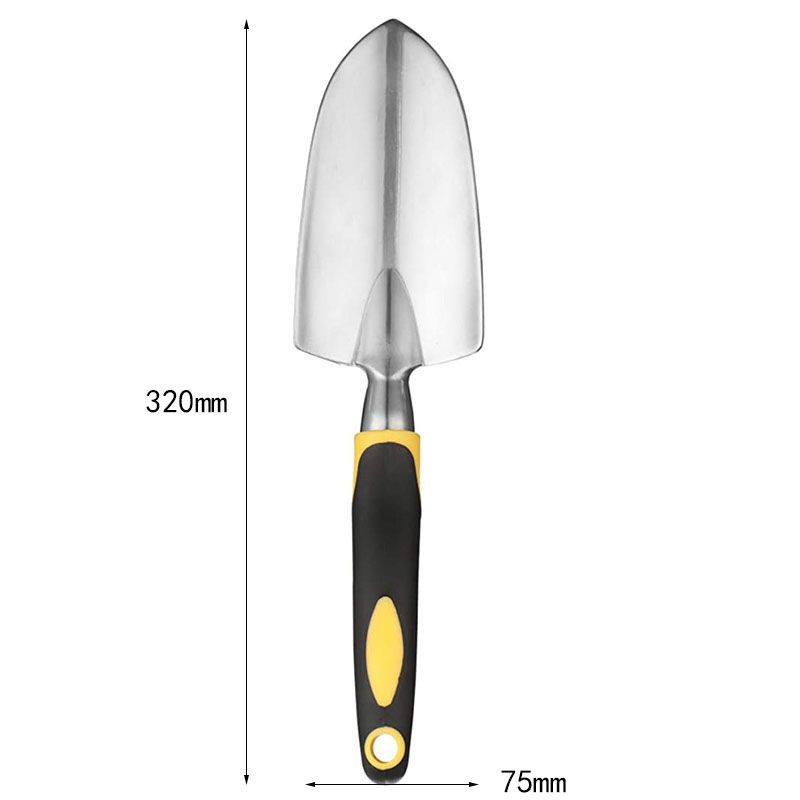 3-Piece Green Gardening Tool Set - Heavy Duty Aluminum Alloy with Bonus Claw Gardening Gloves - Rust Resistant Hand Trowel, Cultivator and Transplanter for Planting, Digging and Weeding