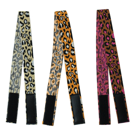 Adjustable Elastic Headband & Wig Grip Band - Comfortable and Seamless Edge Fixer for Wigs and Frontals (3-Pack Leopard Print)