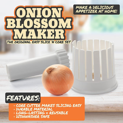 Fried Blooming Onion Maker - Professional Onion Flower Slicer & Cutter, Kitchen Vegetable Garnishing Tool